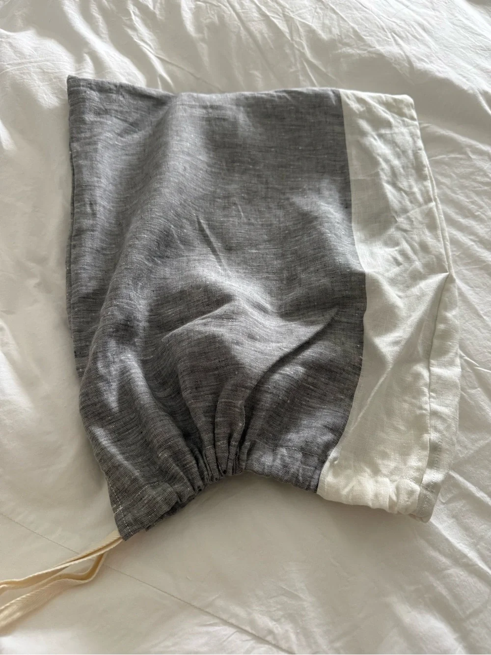 Charcoal Stripe Travel Towel by hedgehouse